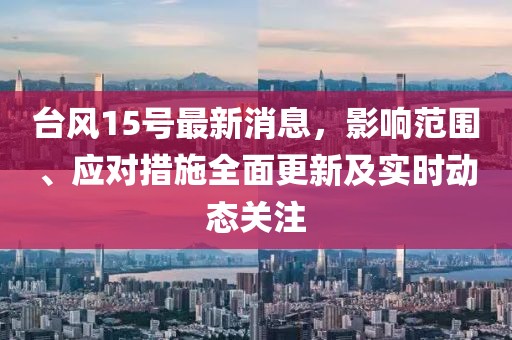 台风15号最新消息，影响范围、应对措施全面更新及实时动态关注