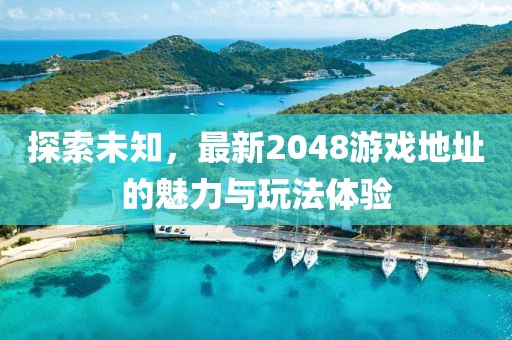 探索未知，最新2048游戏地址的魅力与玩法体验