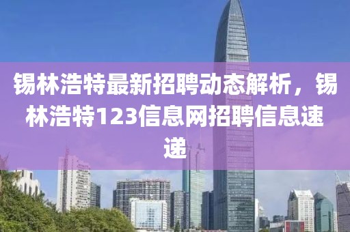 锡林浩特最新招聘动态解析，锡林浩特123信息网招聘信息速递