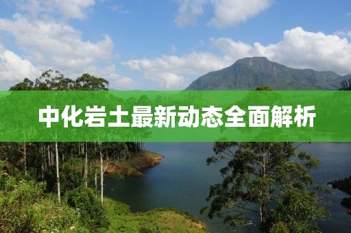 中化岩土最新动态全面解析