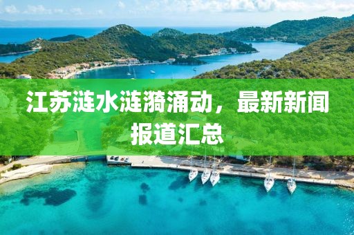 江苏涟水涟漪涌动，最新新闻报道汇总