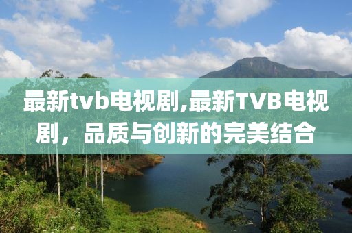 最新tvb电视剧,最新TVB电视剧，品质与创新的完美结合